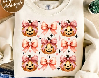 Pumpkin Season Png, Sublimation Design, Ribbon png, Fall Pumpkin, Halloween png, pink pumpkin png, Trendy Png,Sublimate Design