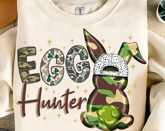 Egg Hunter Bunny Png, Camo Bunny Png, Boy Easter Bunny PNG, Retro Easter Png, Easter bunny png, camouflage easter png, Sublimation Design