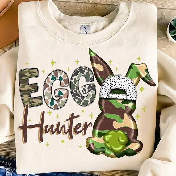 Egg Hunter Bunny Png, Camo Bunny Png, Boy Easter Bunny PNG, Retro Easter Png, Easter bunny png, camouflage easter png, Sublimation Design