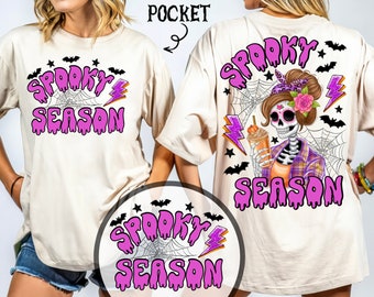 Spooky Season Png, Halloween Skeleton PNG, Happy Halloween Png, Halloween Png, Skeleton Designs PNG, Sublimate Design, Trending Png