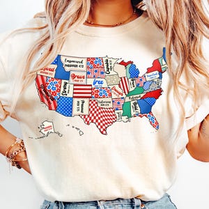 Christian USA Map PNG,Bible Verse States Design,Patriotic Faith Sublimation,God Bless America Map Design,USA States Bible Quotes