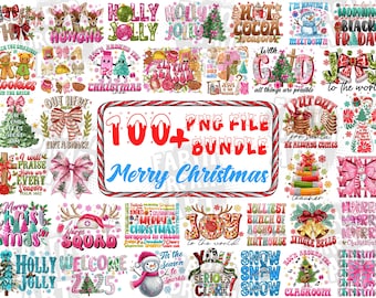 100+ Christmas Bundle Png, Merry Christmas Png, Christmas Png, Merry PNG, Santa Claus PNG, Bundle Png, Sublimation Designs, Digital Download