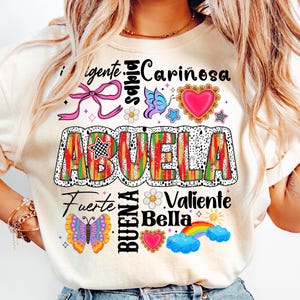 Abuela Png, Spanish Mama Png, Happy Mother&#39;s Day, Latina Mom Png, Abuela Coquette Png, Floral Madre Png, Gif For Abuela Png,Spanish Coquette