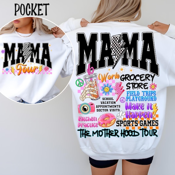 Motherhood Life Design,The Motherhood Tour Png,Mama PNG,Mom Life Digital Download,Retro Aesthetic Mom Design,Busy Mom Sublimation