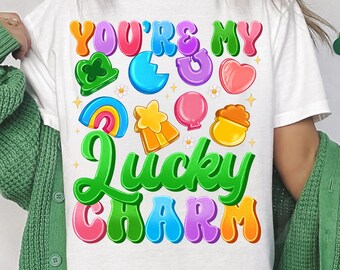 You're my lucky charm Png, St Patrick Day, Shamrock Png, Clover St Patrick Day, Lucky Png, Lucky Charms, St Patrick, Lucky Png