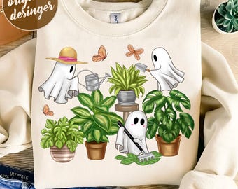 Ghost Plant png, Crazy Plant Lady png, Ghost png, Halloween Plants png, Ghost Plant Lady png, Ghost Plant Shirts png, Sublimation Designs