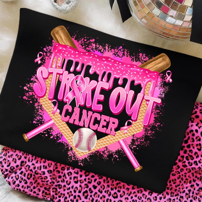 Strike Out Cancer Png,breast Cancer Awareness Design,pink Ribbon ...
