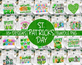 St Patricks Day Bundle PNG,Lucky Sublimation Designs,Irish Clipart Set png,Lucky Clover Bundle,Funny Irish Quotes PNG, 35+ St Patricks PNG