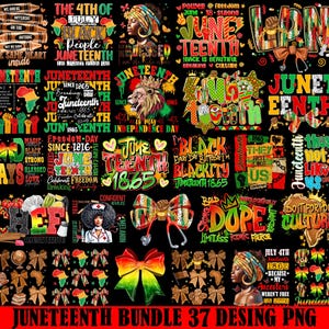 Juneteenth Bundle Sublimation PNG,Afro American Pride Design,Juneteenth Shirt Design,Freedom Day Sublimation,Juneteenth 1865 Design