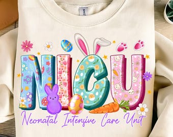 NICU Nurse Easter PNG,Neonatal Intensive Care Unit Design,Easter Nurse Sublimation,Easter Bunny Nurse Shirt PNG,Spring Nurse Life Png
