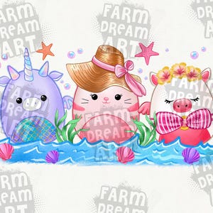 Beach Squishmallow Png, Beach Life Png, Summer Vibes Png,Summer Sublimation Design,Squishmallow Png,Beach Lover Png,Digital Download Bild 2