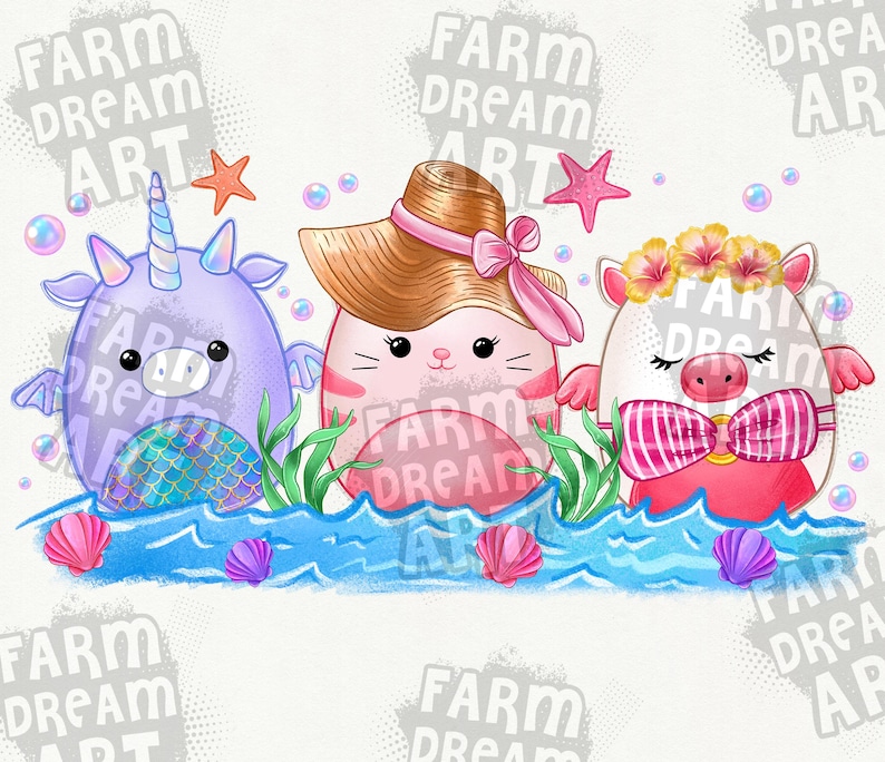 Beach Squishmallow Png, Beach Life Png, Summer Vibes Png,Summer Sublimation Design,Squishmallow Png,Beach Lover Png,Digital Download Bild 2
