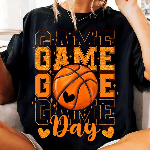 Basketball Png, Basketball Game Day Png, Basketball Mama Png, Basketball Mom Png Sublimation, Coquette Basketball Png Shirt Design, Game Day