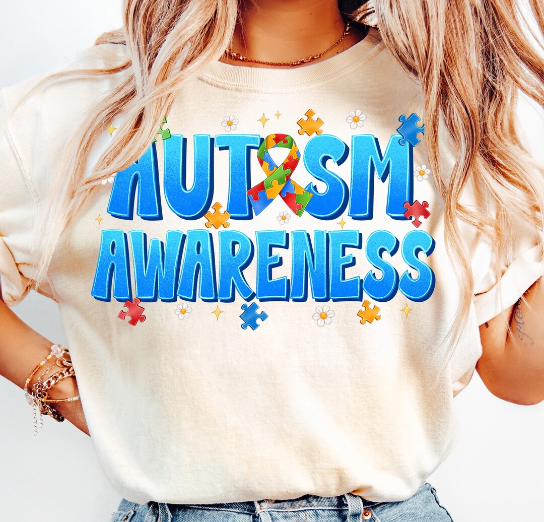 Autism Awareness Png,neurodiversity Digital Download,support Autism ...