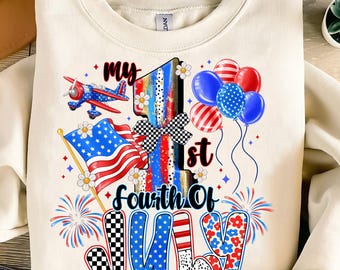 My 1st Fourth of July PNG,Baby 4th of July Sublimation,First Independence Day Design,Patriotic Baby Sublimation Design,Fourth of July Kids
