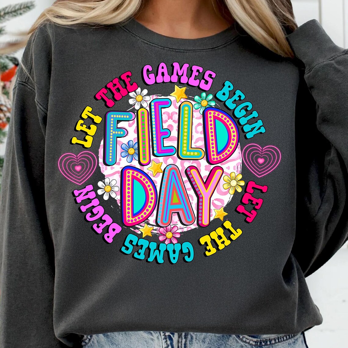 Field Day 2025 Let the Game Begin Png,teacher Field Day 2025 Png,retro ...
