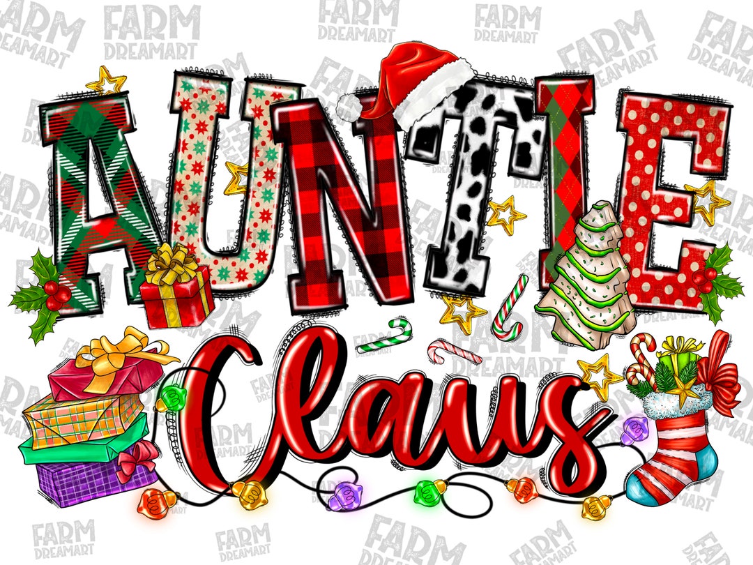Christmas Auntie Claus Png Sublimate Design Download, Christmas Png ...