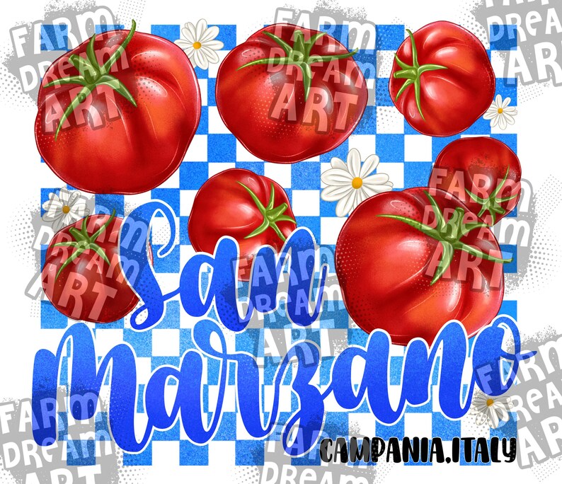 San Marzano Tomato Png,tomato Sublimation Design,italian Tomato Design ...