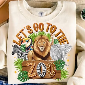 Let&#39;s Go To The Zoo Png, Zoo Crew PNG, Digital Download, Kids,Kids Zoo Trip Png, Safari Party png,Safari Life png,Kids Zoo Birthday Design