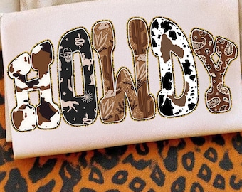 Howdy Western Png Sublimation,Cow Print Howdy Digital Design,Country Girl Design,Rustic Ranch Howdy Png,Vintage Western Png,Cowboy Rodeo Png