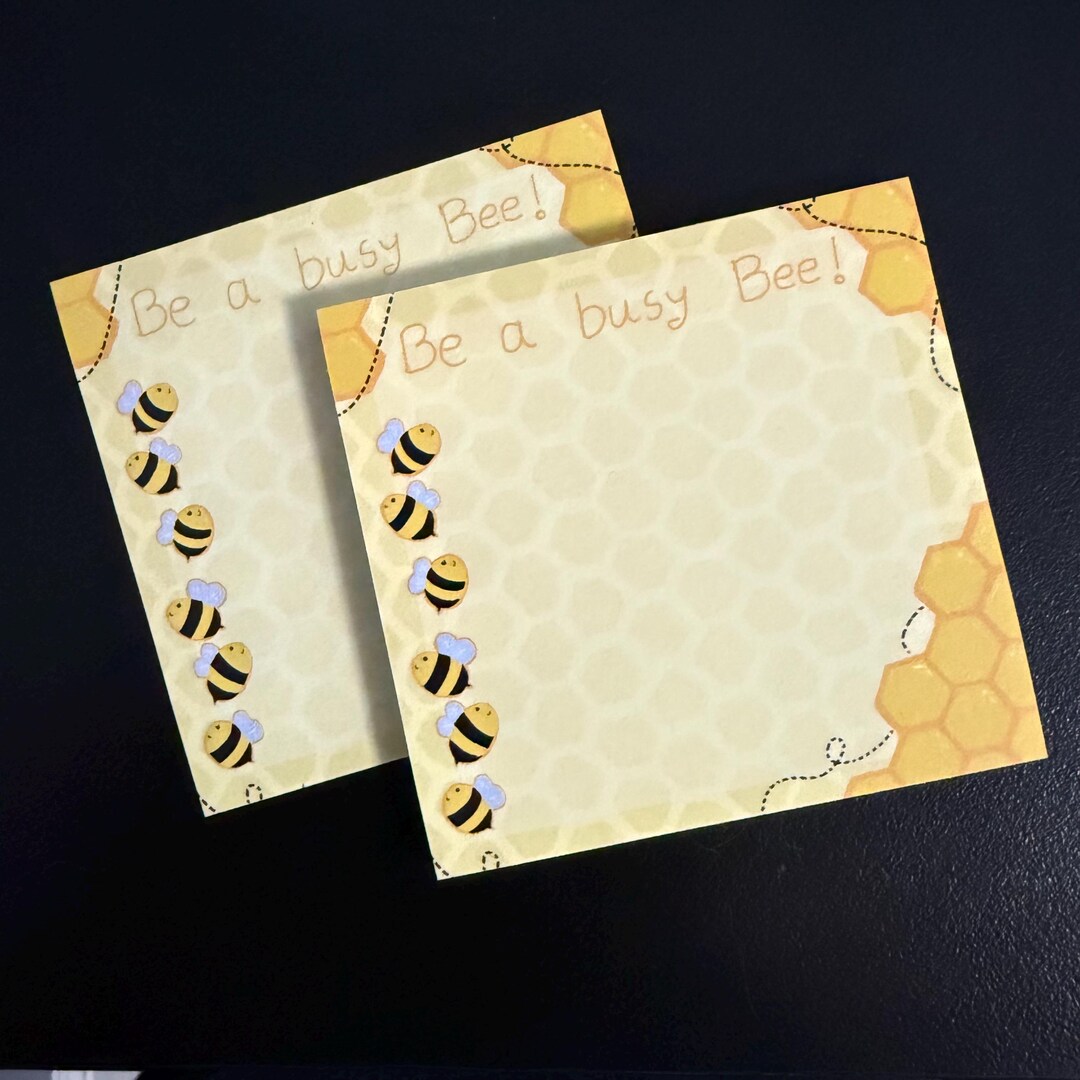 Odlings Bee Posts Bumble Bee to Do Post-it® Note Pads - Etsy