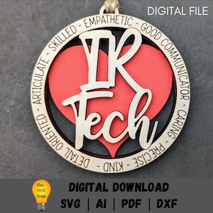 Radiologie Ornament svg, Geschenk für medizinisches Personal, Autocharme svg, schneiden Datei digitaler Download Made for Glowforge