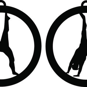 Tumbling Svg, Gift for Gymnast DIGITAL FILE - Double Layered Ornament ...