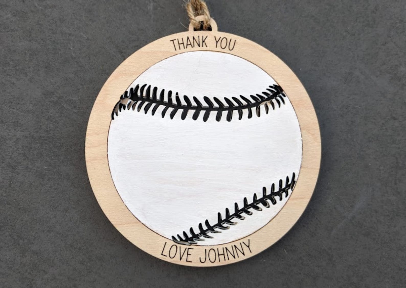 Baseball Svg Gift for Baseball Coach. Ornament or Car Charm Etsy