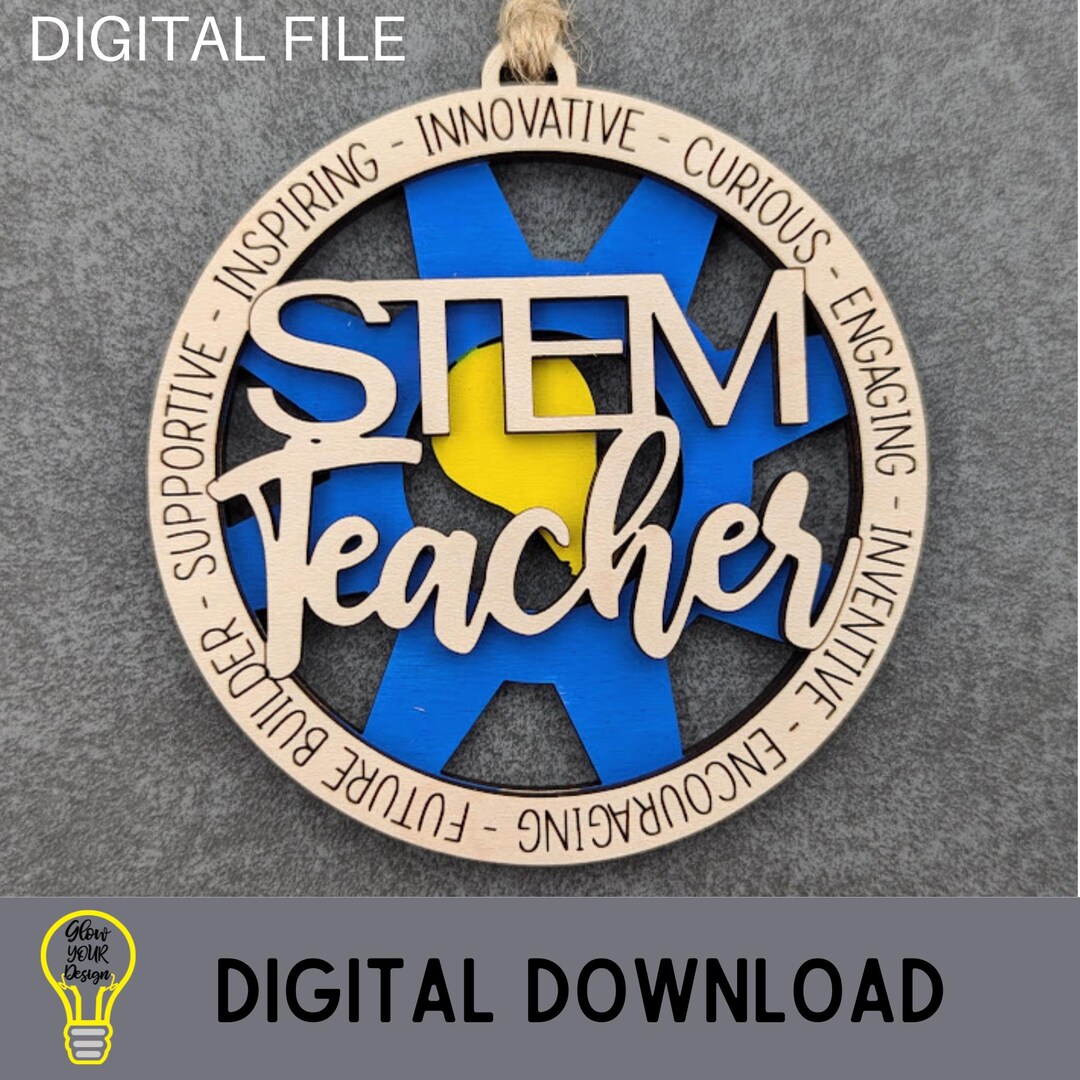 STEM Teacher Svg, Gift for Science Engineering Technology Math Teacher ...