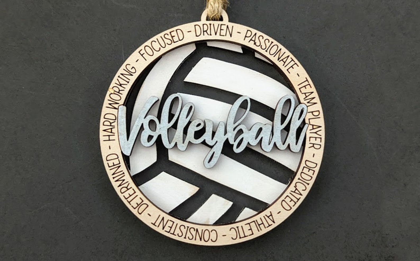 Volleyball Svg Gift for Volleyball Player. Ornament or Car Etsy