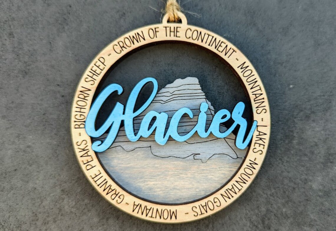 One Of A Kind Glacier Charm