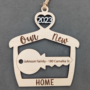 Real Estate Agent Gift SVG - 2022, 2023, and blank new home Christmas ornament svg, Car Charm svg, Digital Download Made for Glowforge