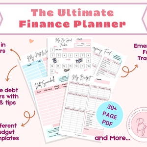 Finance Planner, Savings Trackers, Debt Trackers, Planner Printable, Monthly Planner, Printable Trackers, Monthly Calendar Printable