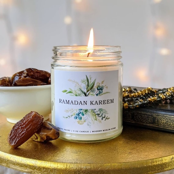 Ramadan Kareem Candle 9oz Scented Islamic Candle Ramadan