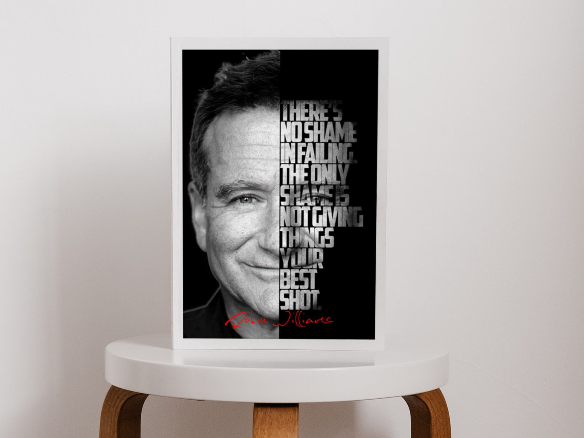 Robin Williams poster Robin Williams art print Robin Etsy