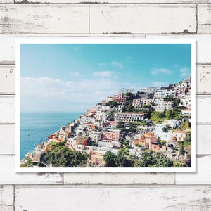 Printable photography, digital download photography, travel prints, travel photography, positano, cityscape, amalfi coast prints