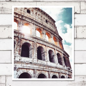 Printable photography, digital download photography, travel prints, travel photography, colosseum print, collosseum, rome, italy