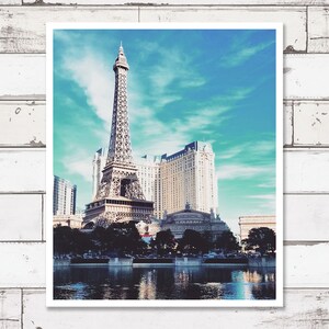 Printable photography, digital download photography, travel prints, travel photography, las vegas, eiffel tower, vegas, travel