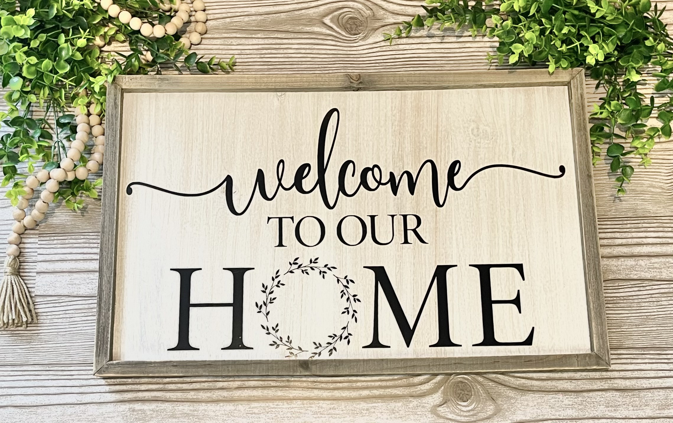 Welcome to our home sign | Etsy