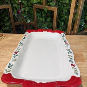 Pfaltzgraff Winterberry Large Rectangular Serving Platter
