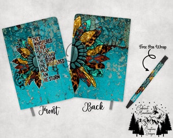 I am the Storm sublimation Journal digital Design