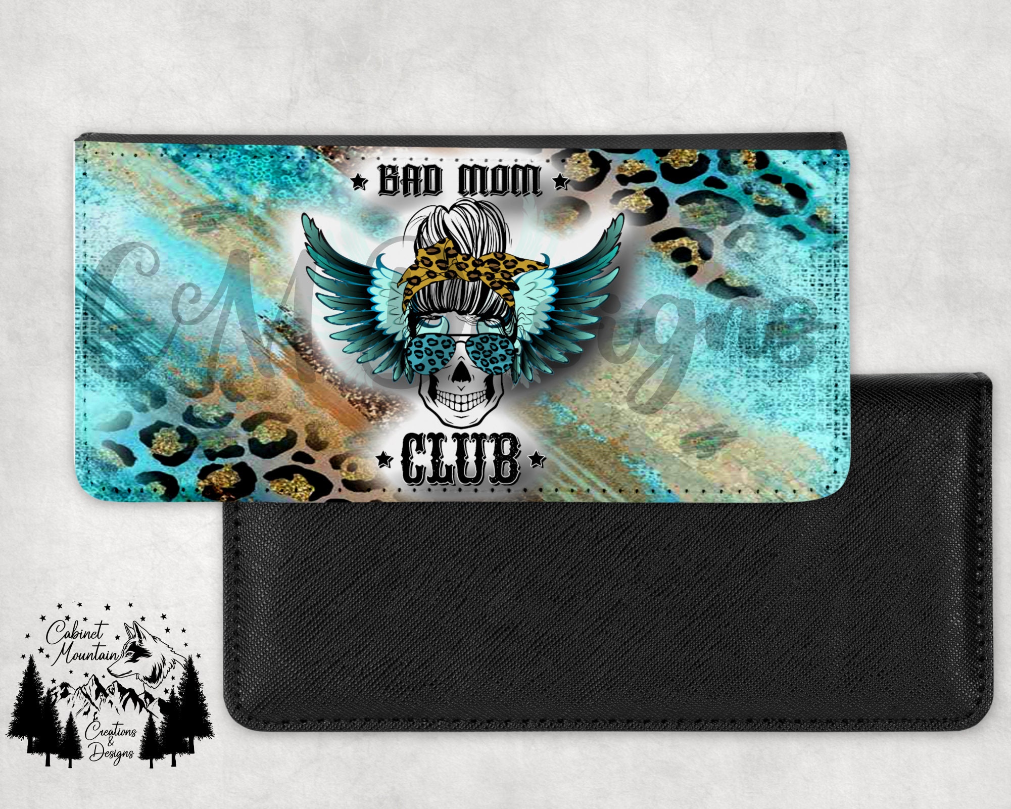 Womens Sublimation Tri-Fold Wallet