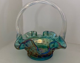 Featured image of post Green Fenton Glass Basket