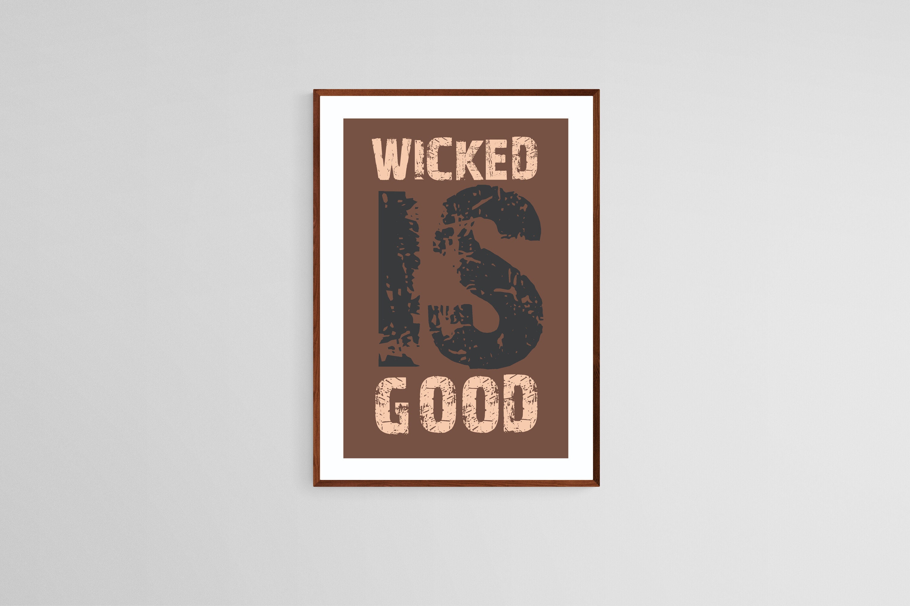 Wicked is good poster Maze Runner Quote Wall Art Poster Home Etsy
