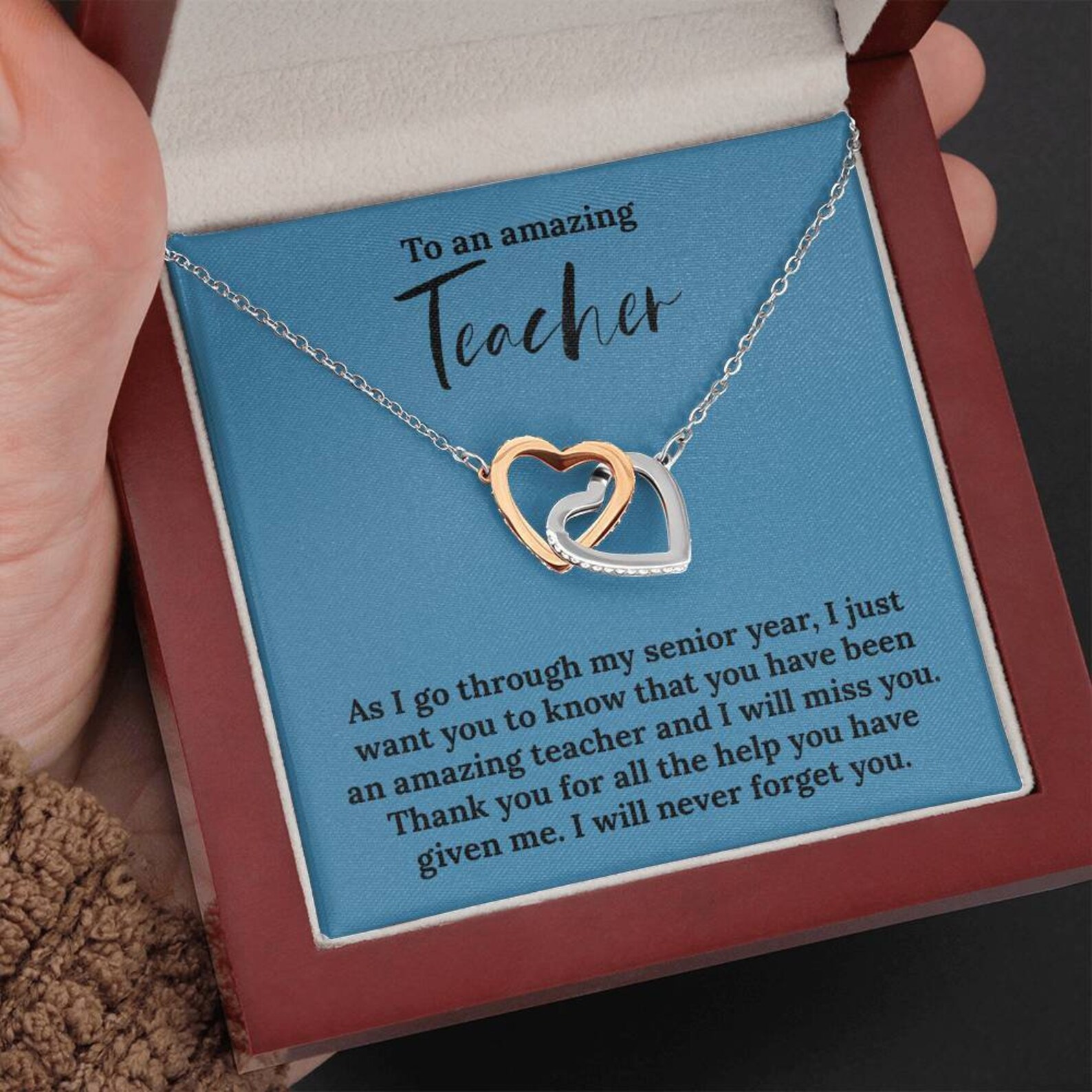 2022 Teacher Christmas Gifts Senior 2022 To an amazing Teacher Appreciation gift Etsy