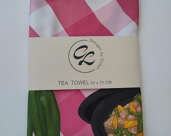 Pinakbet Design Kitchen Tea Towel