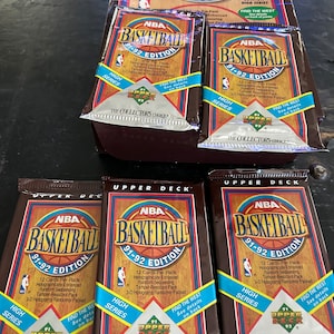 1991-92 Oberes Deck Basketball 5er Pack Lot Inaugural High Series Edition.