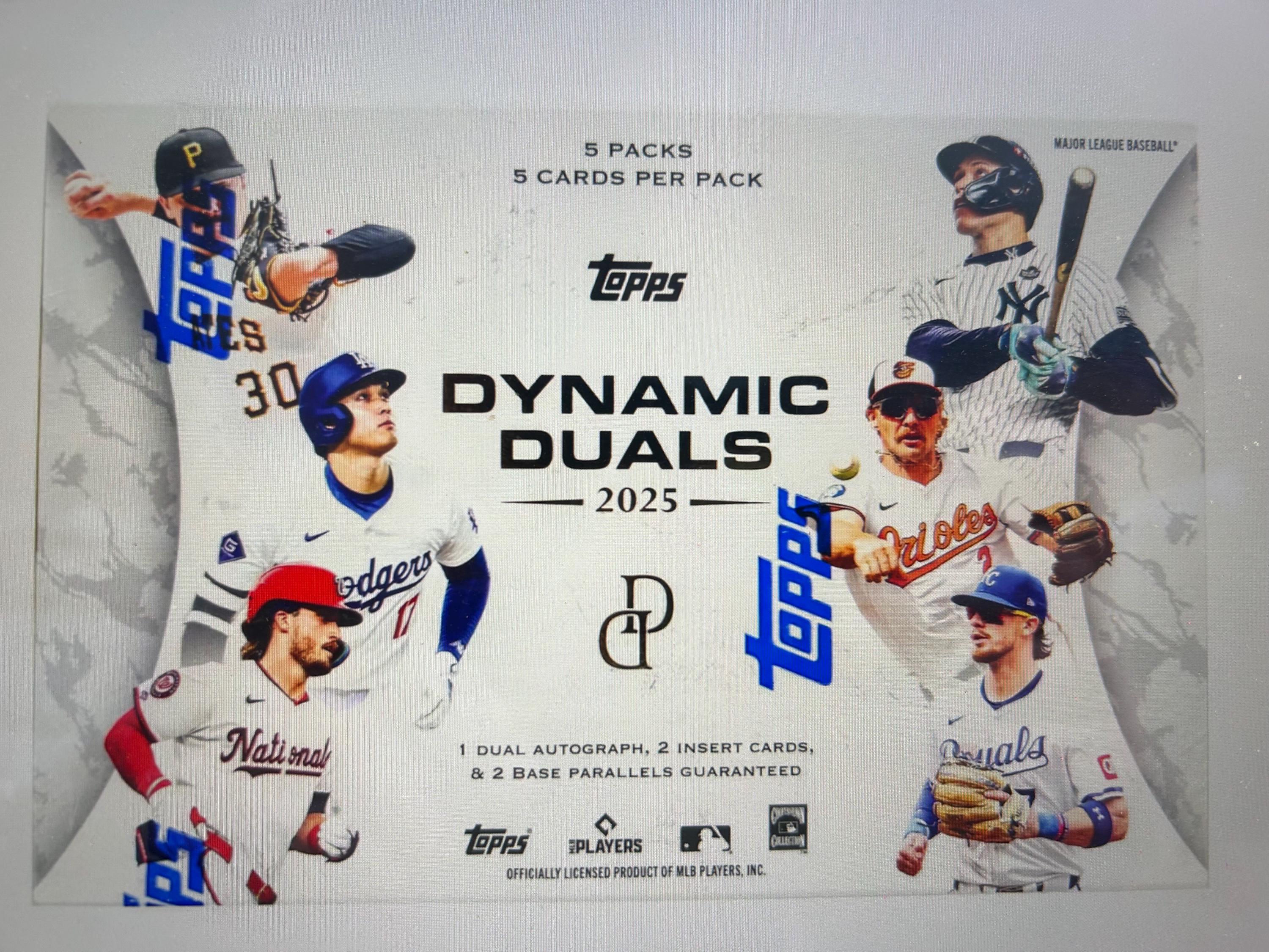 2025 Topps Dynamic Duals Baseball Hobby Box - Etsy Norway