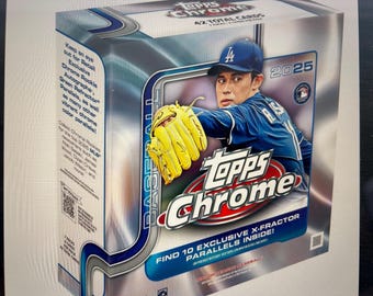 2025 Topps Heritage Baseball Blaster Box – MLB Trading Cards, Factory Sealed