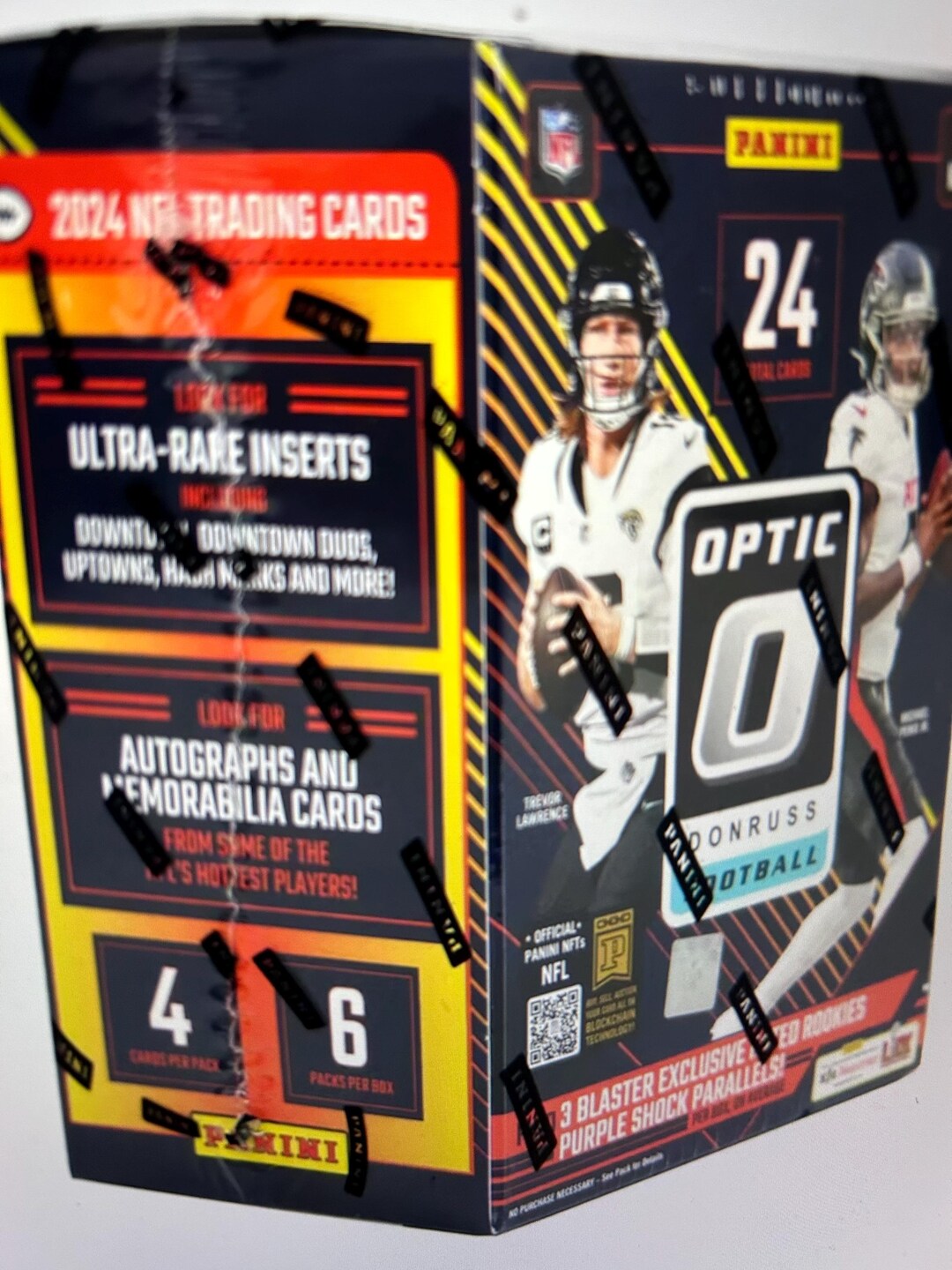 2024 Panini Donruss Optic Football 6-pack Blaster Box (purple
